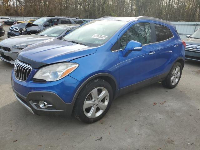 KL4CJASB3GB517039 - 2016 BUICK ENCORE BLUE photo 1