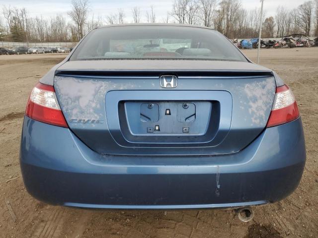 2HGFG12808H556302 - 2008 HONDA CIVIC EX TEAL photo 6