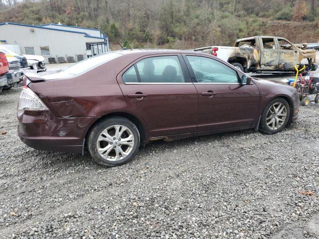 3FAHP0HA6CR197682 - 2012 FORD FUSION SE BURGUNDY photo 3