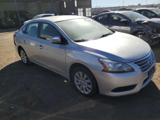 3N1AB7AP4FY317476 - 2015 NISSAN SENTRA S SILVER photo 4