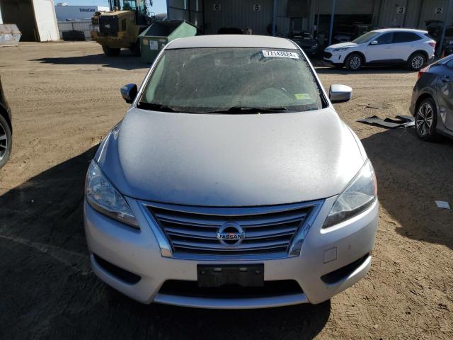 3N1AB7AP4FY317476 - 2015 NISSAN SENTRA S SILVER photo 5