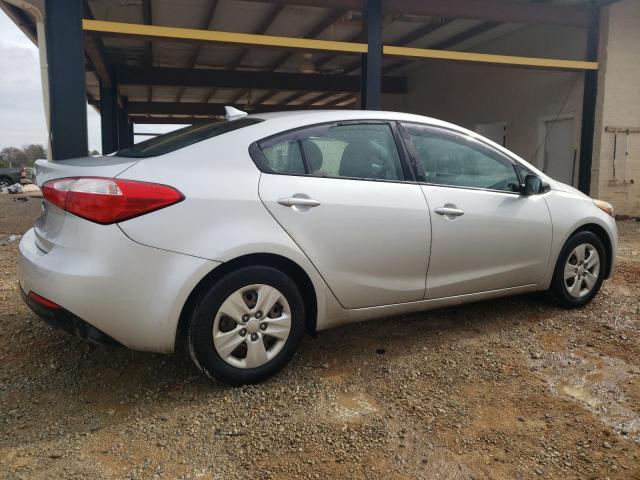 KNAFK4A68G5549406 - 2016 KIA FORTE LX SILVER photo 3