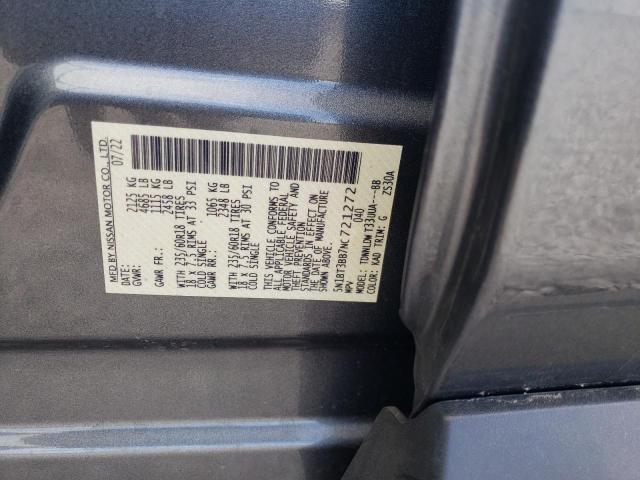 5N1BT3BB7NC721272 - 2022 NISSAN ROGUE SV GRAY photo 12