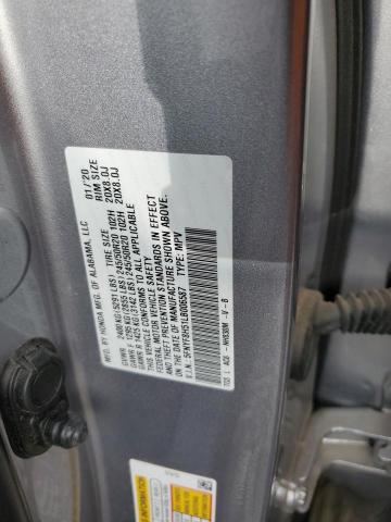 5FNYF8H51LB006587 - 2020 HONDA PASSPORT EXL ნაცრისფერი ფოტო 13