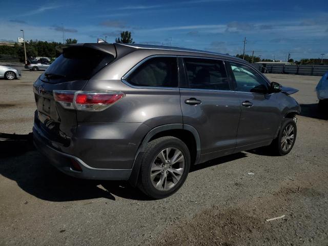 5TDJKRFH5ES061459 - 2014 TOYOTA HIGHLANDER XLE BLACK photo 3