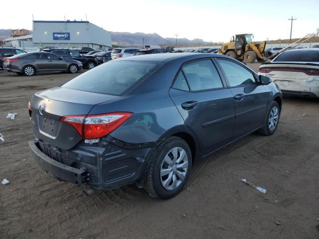 5YFBURHEXGP498998 - 2016 TOYOTA COROLLA L GRAY photo 3