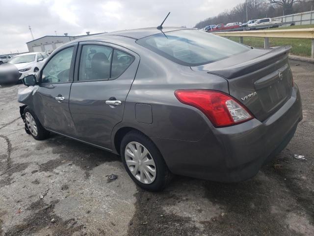 3N1CN7AP7HL804851 - 2017 NISSAN VERSA S GRAY photo 2