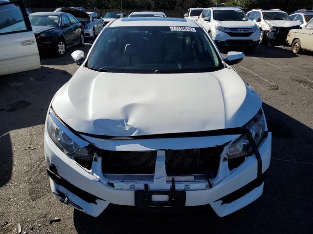 2HGFC2F73GH564055 - 2016 HONDA CIVIC EX WHITE photo 5