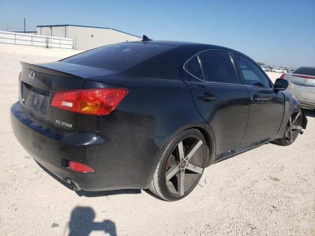 JTHBK262272035756 - 2007 LEXUS IS 250 BLACK photo 3