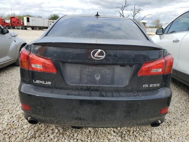 JTHBK262272035756 - 2007 LEXUS IS 250 BLACK photo 6