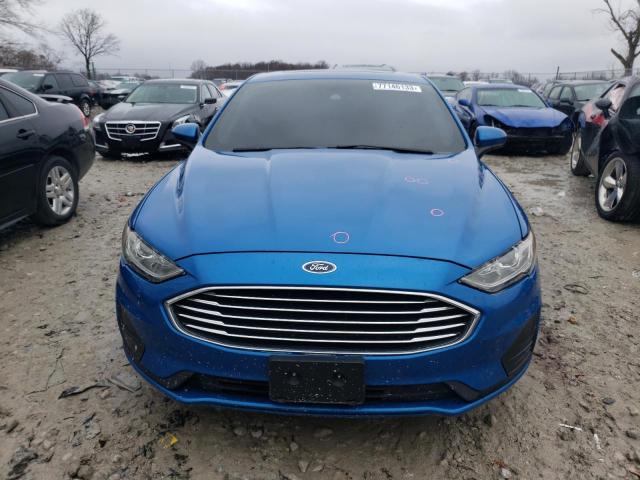 3FA6P0HD0LR150715 - 2020 FORD FUSION SE BLUE photo 5