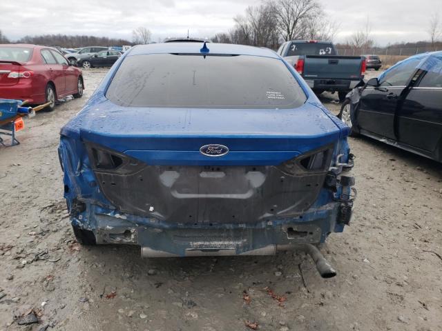 3FA6P0HD0LR150715 - 2020 FORD FUSION SE BLUE photo 6