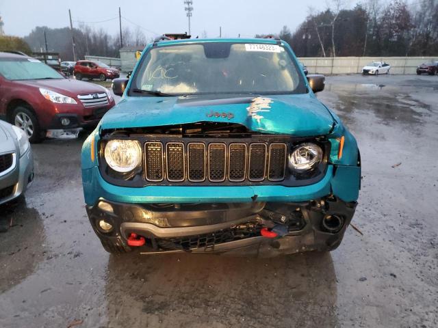 ZACNJBC12LPL08706 - 2020 JEEP RENEGADE TRAILHAWK BLUE photo 5