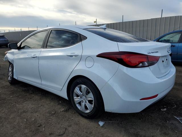 5NPDH4AE7GH706844 - 2016 HYUNDAI ELANTRA SE WHITE photo 2