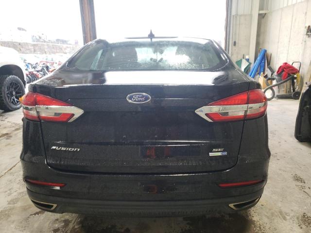 3FA6P0T99KR233867 - 2019 FORD FUSION SE BLACK photo 6