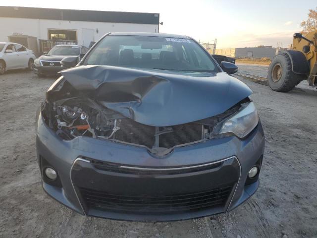 2T1BURHE0EC010607 - 2014 TOYOTA COROLLA L GRAY photo 5