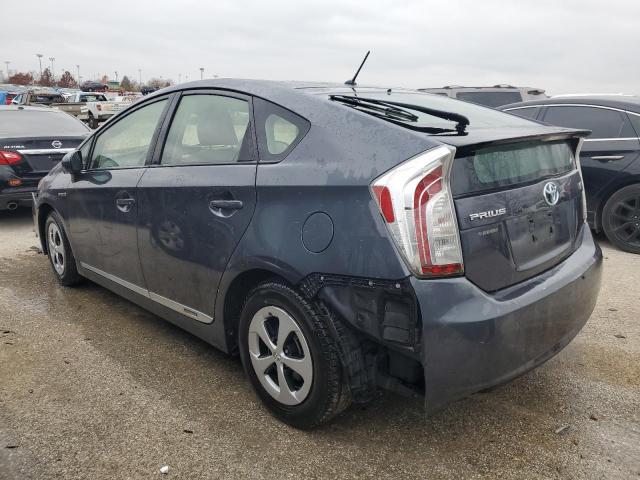 JTDKN3DU5D1657384 - 2013 TOYOTA PRIUS GRAY photo 2