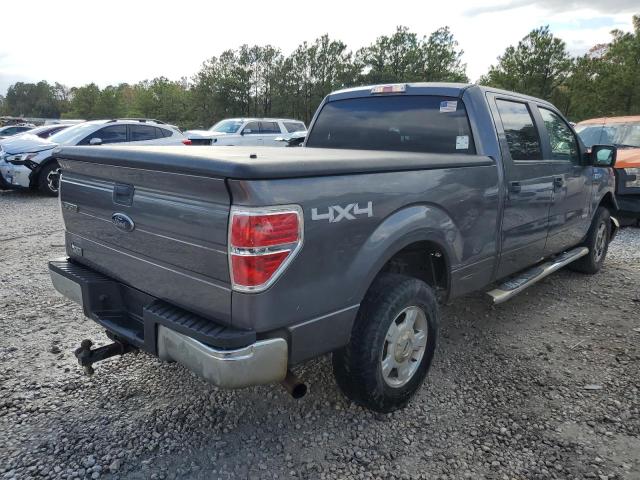 1FTFW1ET0DKF84315 - 2013 FORD F150 SUPERCREW GRAY photo 3