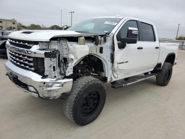 1GC4YPE76MF215703 - 2021 CHEVROLET SILVERADO K2500 HEAVY DUTY LTZ WHITE photo 1