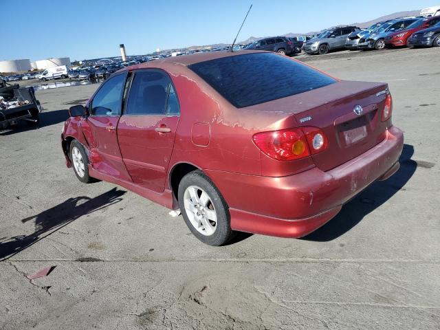 1NXBR32E63Z170736 - 2003 TOYOTA COROLLA CE RED photo 2