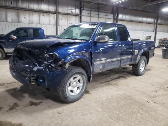 5TBBT44164S450550 - 2004 TOYOTA TUNDRA ACCESS CAB SR5 BLUE photo 1