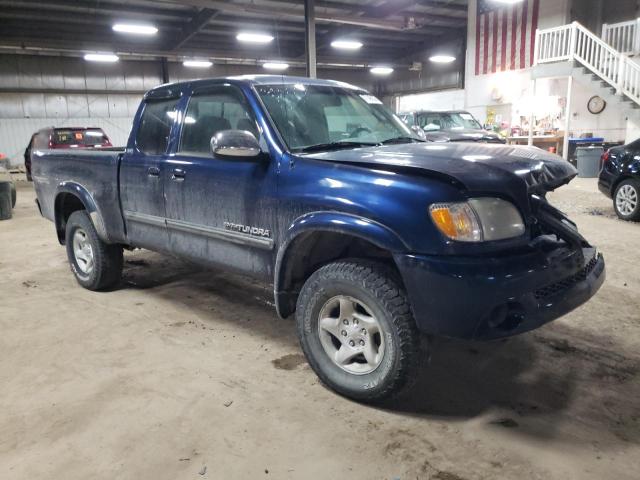 5TBBT44164S450550 - 2004 TOYOTA TUNDRA ACCESS CAB SR5 BLUE photo 4
