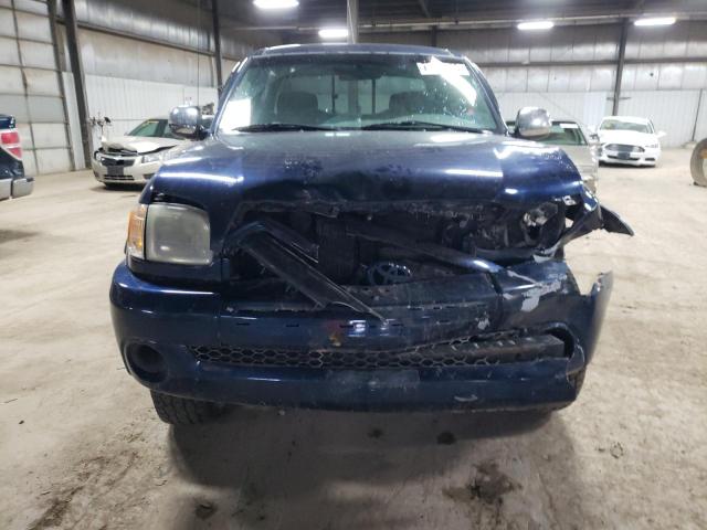 5TBBT44164S450550 - 2004 TOYOTA TUNDRA ACCESS CAB SR5 BLUE photo 5