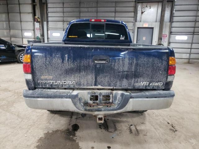 5TBBT44164S450550 - 2004 TOYOTA TUNDRA ACCESS CAB SR5 BLUE photo 6