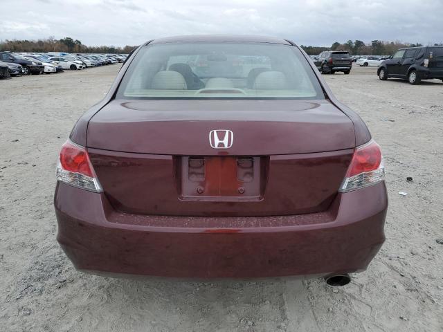 1HGCP26748A119170 - 2008 HONDA ACCORD EX MAROON photo 6