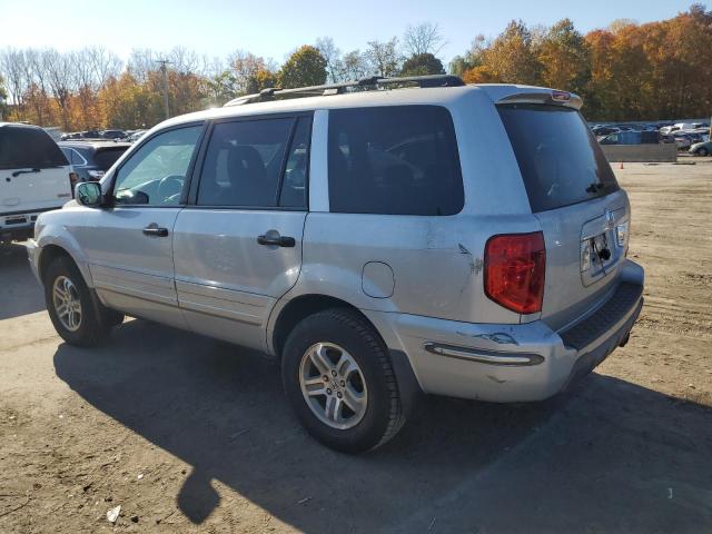 2HKYF18754H575972 - 2004 HONDA PILOT EXL SILVER photo 2