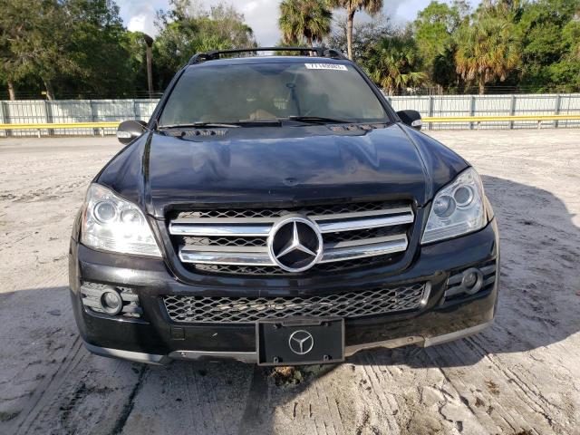 4JGBF71E38A321199 - 2008 MERCEDES-BENZ GL 450 4MATIC BLACK photo 5