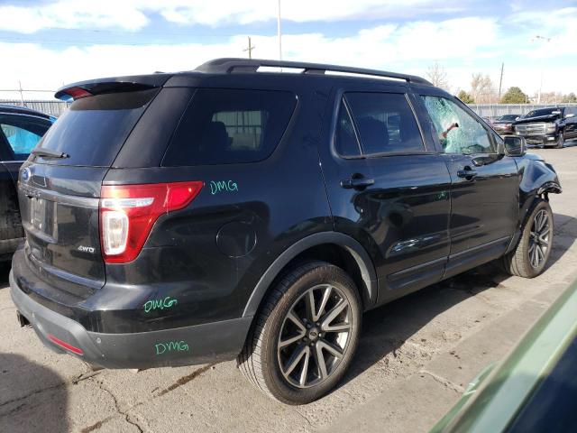 1FM5K8D81FGB63623 - 2015 FORD EXPLORER XLT BLACK photo 3