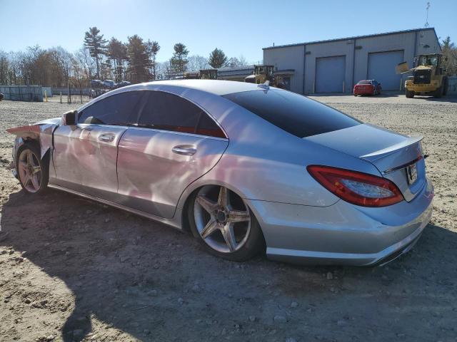 WDDLJ9BB8CA021762 - 2012 MERCEDES-BENZ CLS 550 4MATIC SILVER photo 2