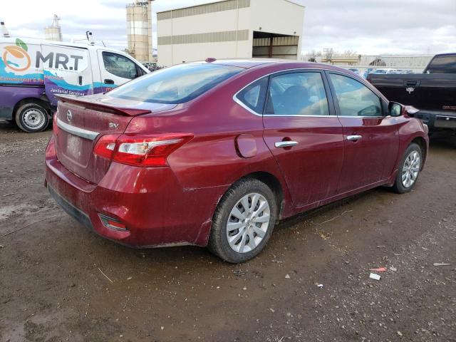 3N1AB7AP6HY411085 - 2017 NISSAN SENTRA S RED photo 3