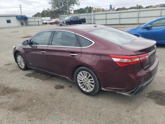 4T1BD1EB2FU037688 - 2015 TOYOTA AVALON HYBRID MAROON photo 2