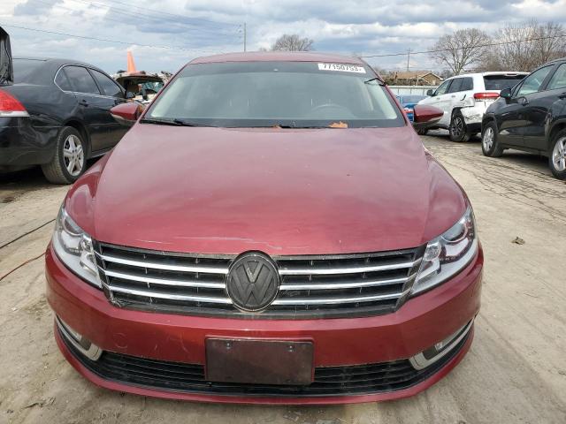 WVWBP7AN1DE545236 - 2013 VOLKSWAGEN CC SPORT MAROON photo 5