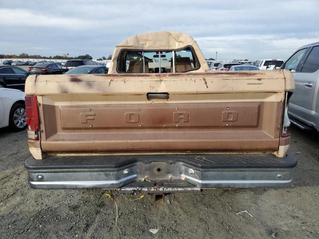 1FTHX2614FKA12210 - 1985 FORD F250 BROWN photo 6