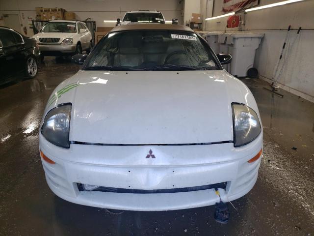 4A3AE55H61E005674 - 2001 MITSUBISHI ECLIPSE SPYDER GT WHITE photo 5