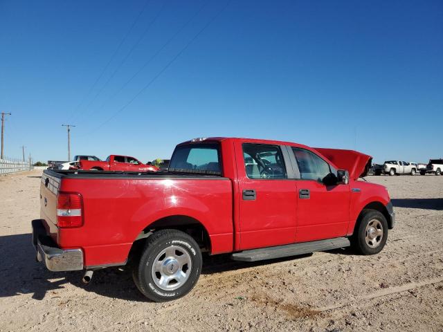 1FTRW12W98FB71089 - 2008 FORD F150 SUPERCREW RED photo 3