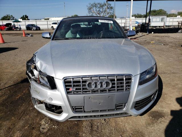 WAUVGAFH0BN003861 - 2011 AUDI S5 PRESTIGE SILVER photo 5