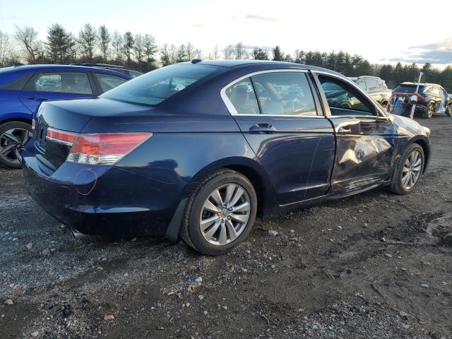 1HGCP2F89CA110448 - 2012 HONDA ACCORD EXL BLUE photo 3