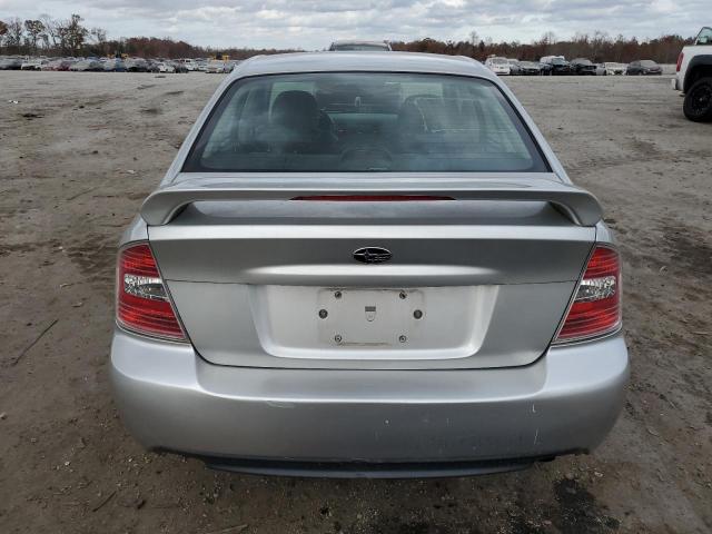 4S3BL676164202652 - 2006 SUBARU LEGACY GT LIMITED SILVER photo 6