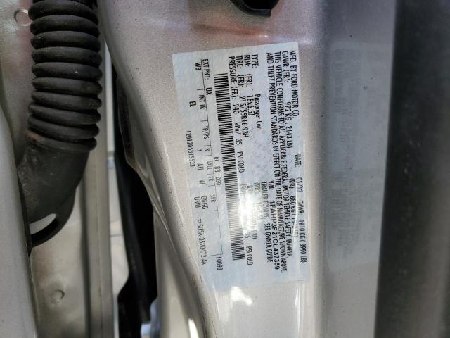 1FAHP3F21CL437359 - 2012 FORD FOCUS SE SILVER photo 12