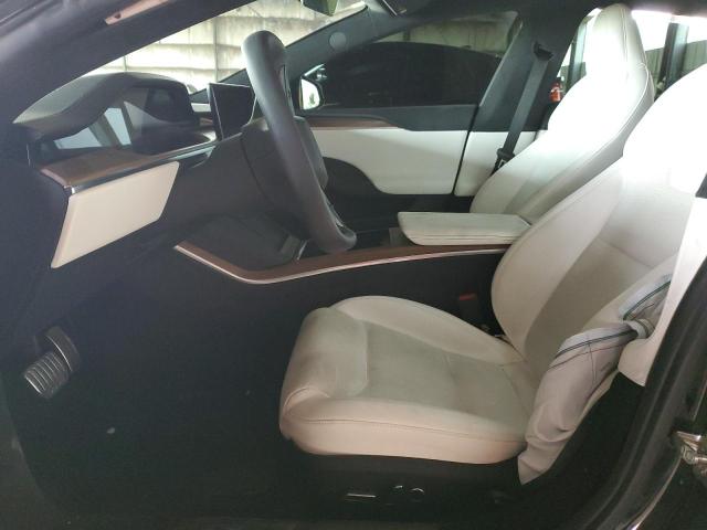 5YJSA1E51MF434192 - 2021 TESLA MODEL S შავი ფოტო 7