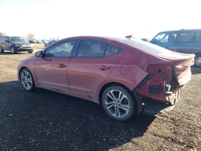 KMHD84LFXHU217847 - 2017 HYUNDAI ELANTRA SE RED photo 2