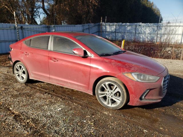 KMHD84LFXHU217847 - 2017 HYUNDAI ELANTRA SE RED photo 4