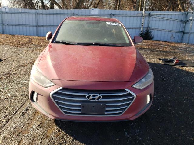 KMHD84LFXHU217847 - 2017 HYUNDAI ELANTRA SE RED photo 5