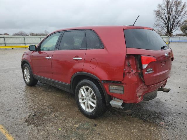 5XYKT3A61EG511173 - 2014 KIA SORENTO LX RED photo 2