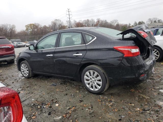 3N1AB7AP5HY353888 - 2017 NISSAN SENTRA S BLACK photo 2