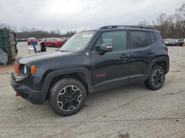 ZACCJBCB8HPF17426 - 2017 JEEP RENEGADE TRAILHAWK BLACK photo 1